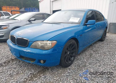 2006 BMW 750Li from USA, damaged, VIN WBAHN83506DT59499